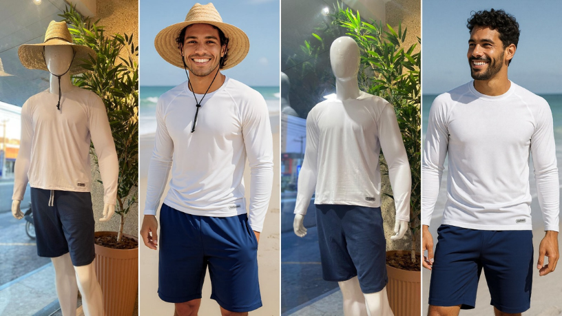 Com FotoModel, sua coleção ganha versatilidade visual para todos os canais de venda.