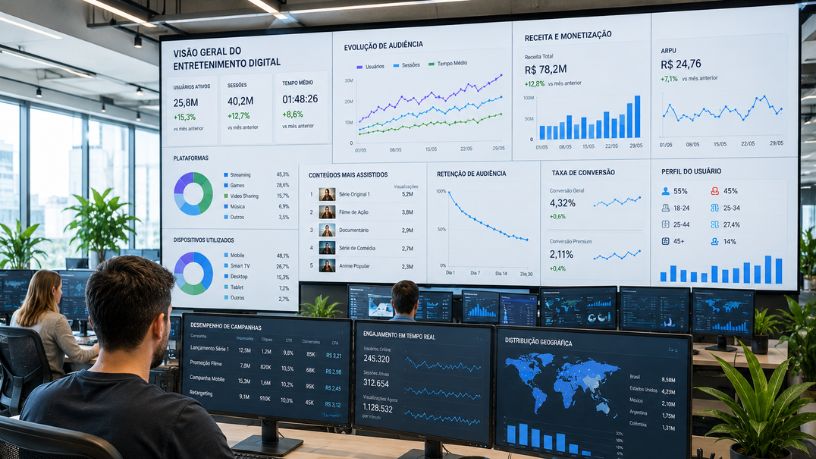 O Papel da Inteligência de Dados e da Inovação Tecnológica na Estruturação do Mercado de Entretenimento Digital
